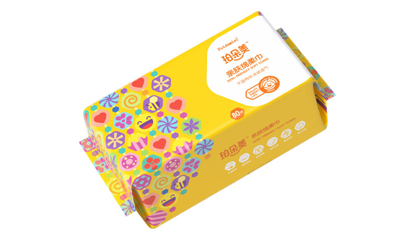 珀朵美親膚綿柔巾 80抽